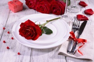 table Saint Valentin