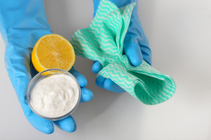 Bicarbonate de soude et citron