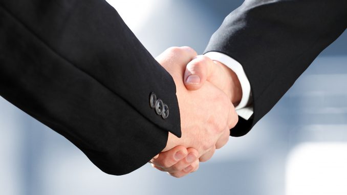 Erfolg im Business | Handshake